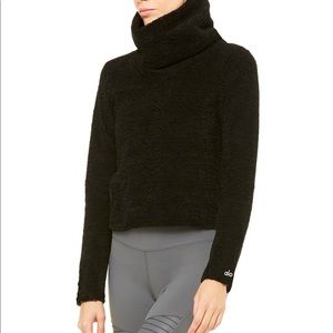 Black Alo Yoga Asker Sherpa Pullover